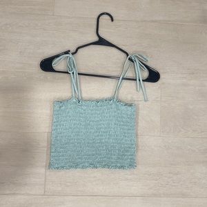 Rouched crop top